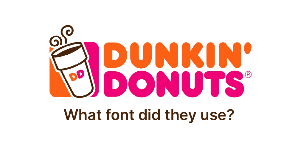 What font did Dunkin’ Donuts use from 1976-2019?