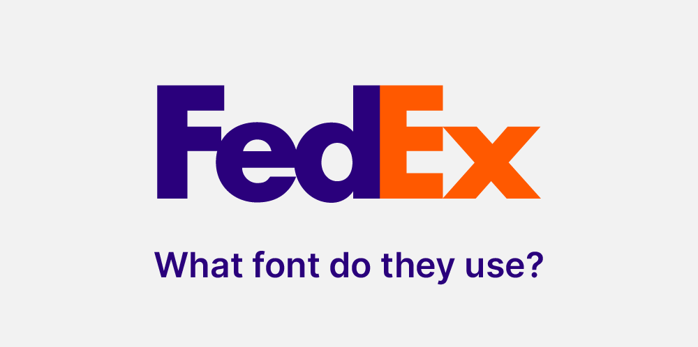 What font does FedEx use?