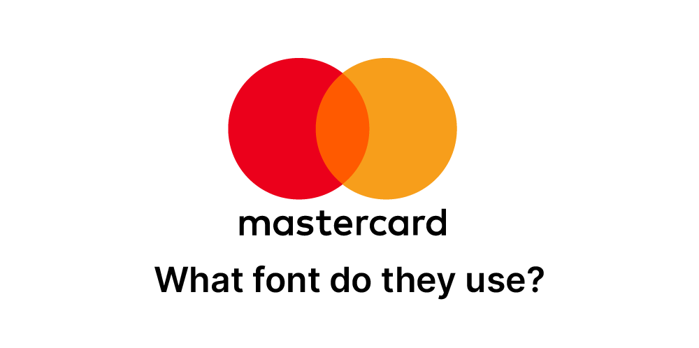 What font does Mastercard use?