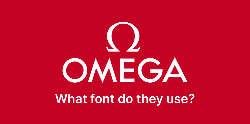 What font does Omega use?