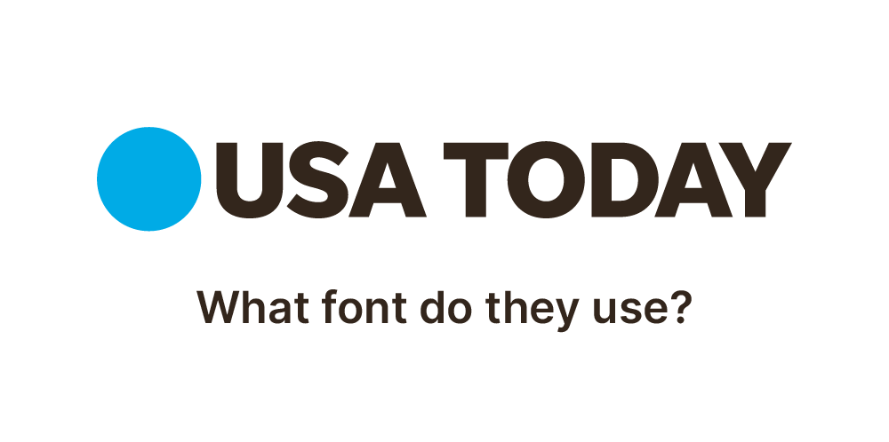 What font does USA Today use?