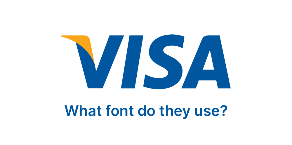 What font does Visa use?