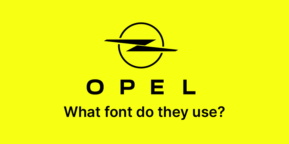 What font does Opel use?