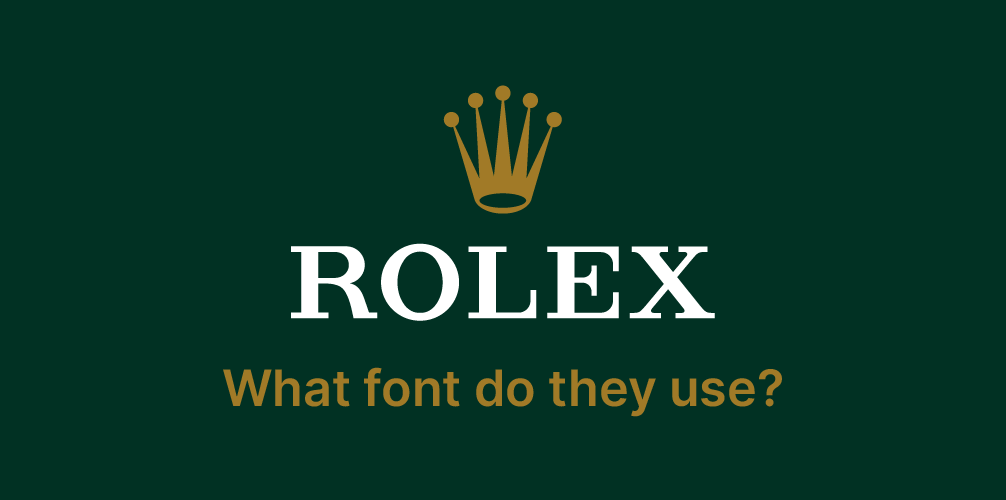 What font does Rolex use?